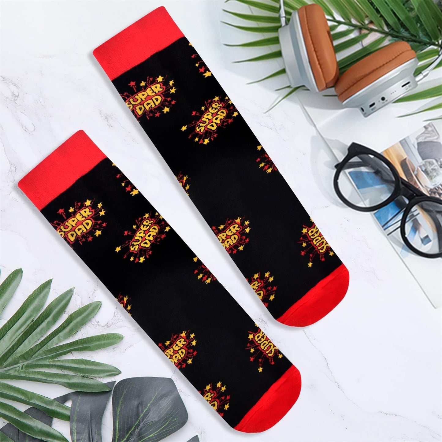 Fathers Day Dad Gifts from Daughter Son Kids Wife: Birthday Gifts for Him Husband Dad Christmas Stocking Stuffers for Men,Funny Socks Gift