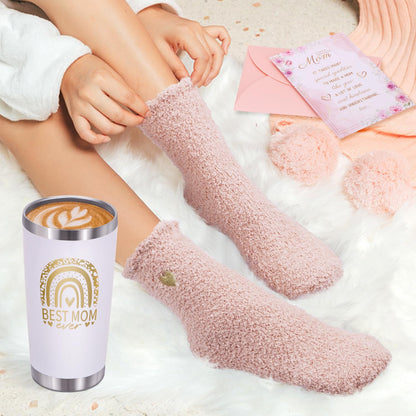 Mothers Day Gifts for Mom from Daughter Son - Unique Mom Birthday Gifts Ideas for Mother in Law, Mama, Stepmom, Best Mom Ever Gift Basket, Personalized Mothers Day Gift Box w/Tumbler