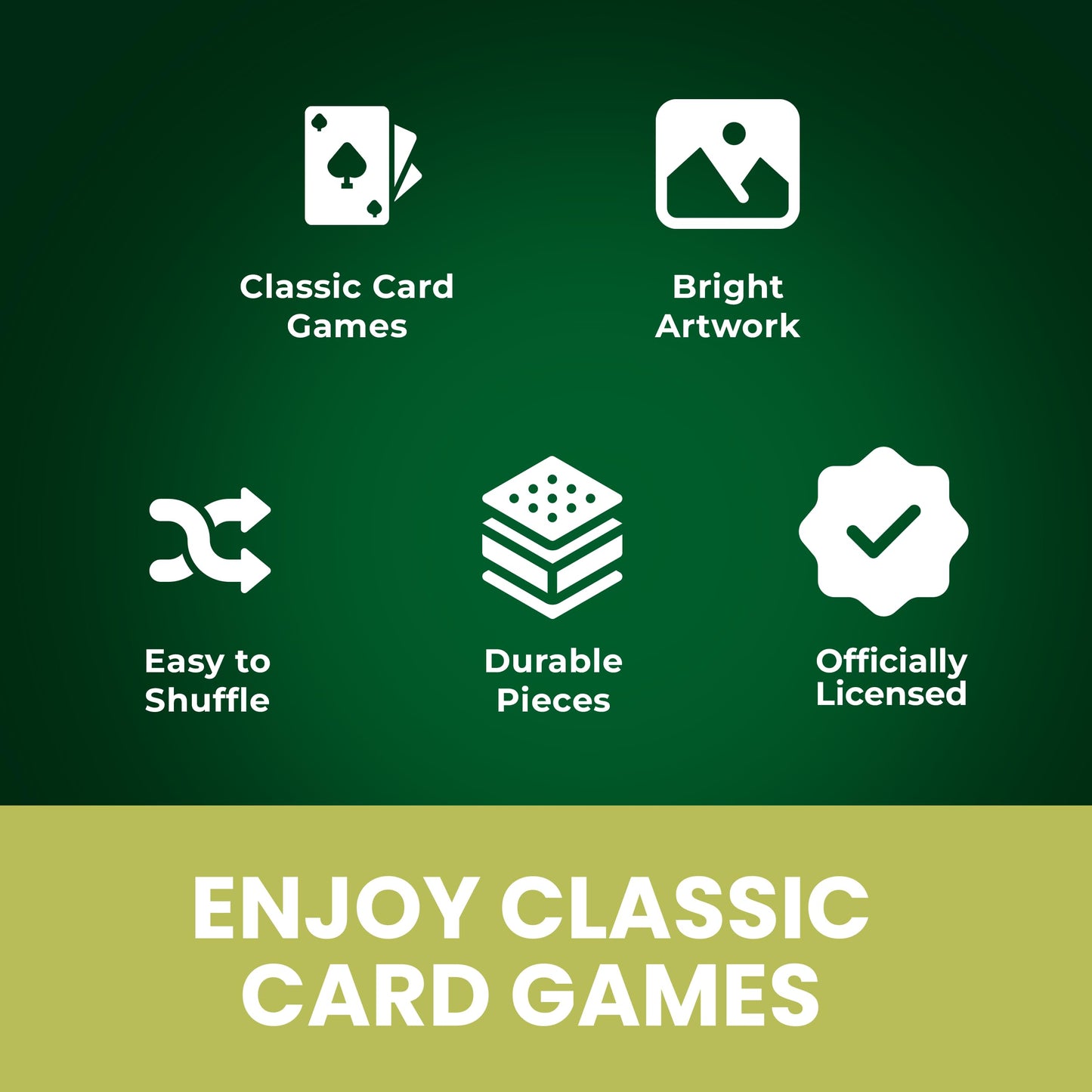 MasterPieces Officially Licensed Wizard of Playing Cards - 54 Card Deck for Adults