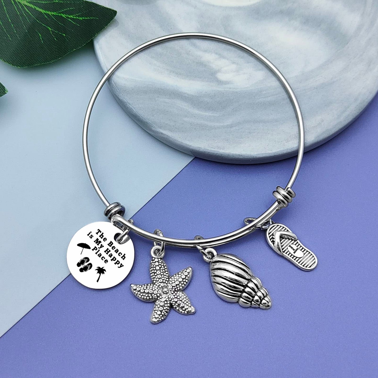 Vadaka Beach Gifts for Women Beach Lover Bracelet Jewelry Beachs Themed Gifts for Friend Ocean Themed Gift for Beachs Lover Birthday Christmas Graduation Gift for Women