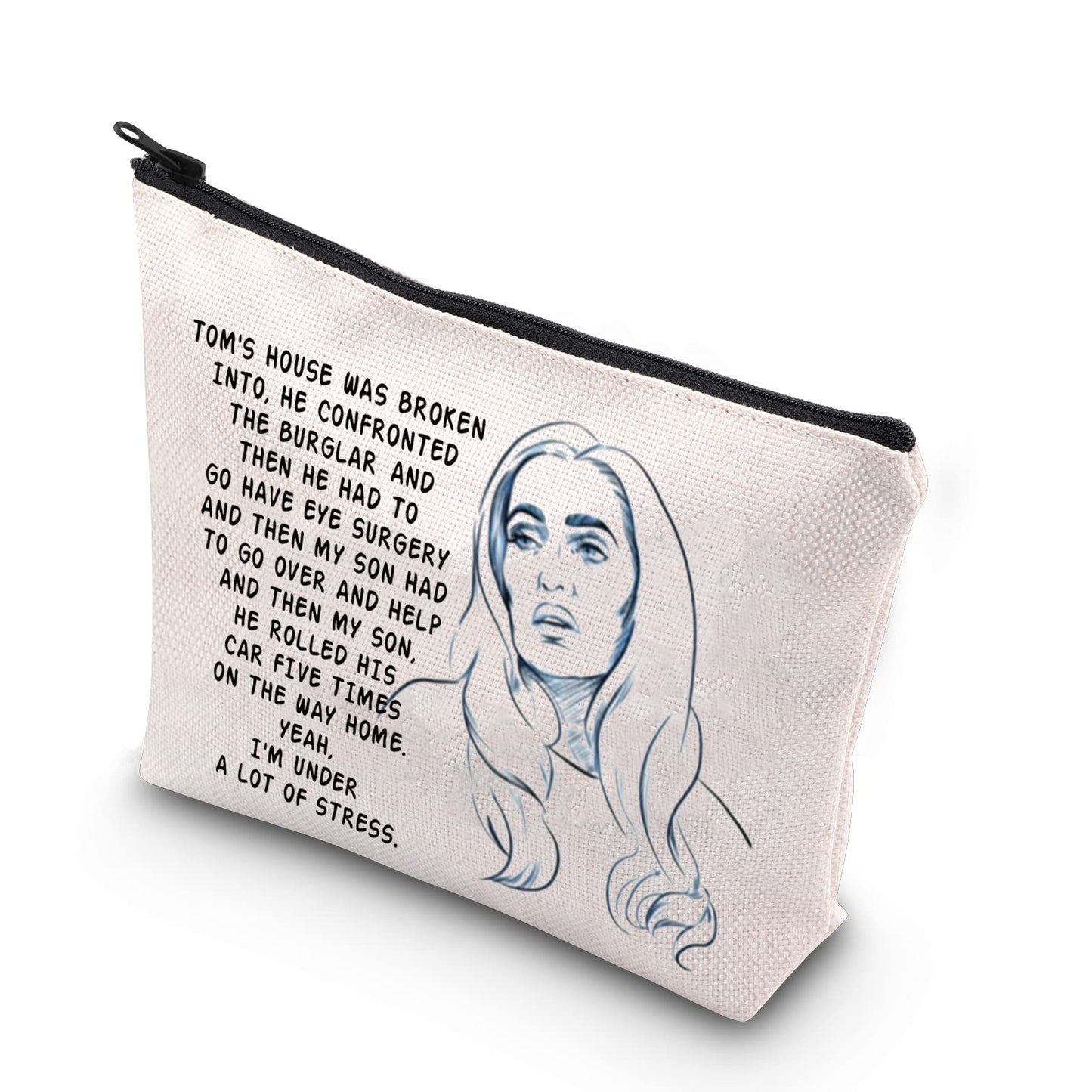 TSOTMO Housewives Gifts Women Gift Reality Tv Show Lover Gift Zipper Pouch Makeup Bag (TOM'S HOUSE)