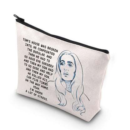 TSOTMO Housewives Gifts Women Gift Reality Tv Show Lover Gift Zipper Pouch Makeup Bag (TOM'S HOUSE)