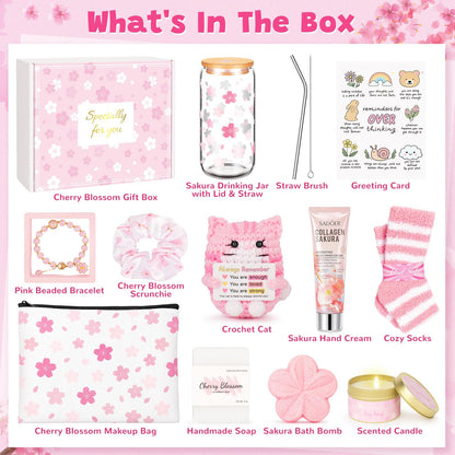 Gifts for Teen Girls, Teen Girl Gifts Trendy Stuff, Graduation Gift For Her Teens Girl, Tween, Teenager, Daughter, Sister, Best Friend Sweet 16th 18th 21st Birthday Cherry Blossom Gift
