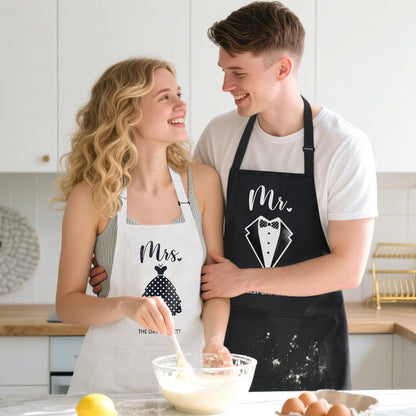 Wedding Gifts for Couples 2026 Bridal Shower Gift for Bride To Be Engagement Gifts for Couples Newlyweds His and Hers Mr and Mrs Gift for Anniversary Marriage Matching Couple Stuff Basket with Aprons