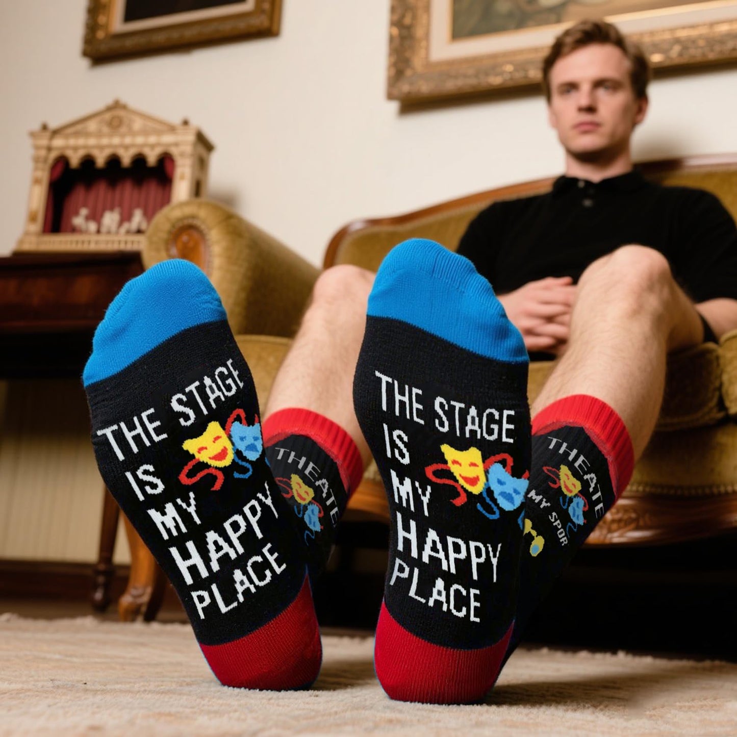 If You Can Read This Funny Socks, Novelty Beer Hockey Golfing Gaming Racing Pickleball Lovers Christmas Gift