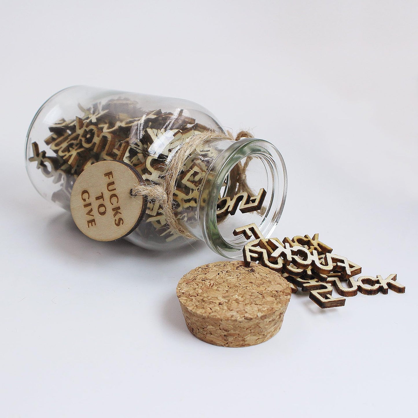 fuck jar funny gifts for Him, her boyfriend and girlfriend Colleagues, bosses, office desk decor- Stocking Stuffers for Christmas,Birthday,Thanksgiving Day decorative bottle Gag Presents