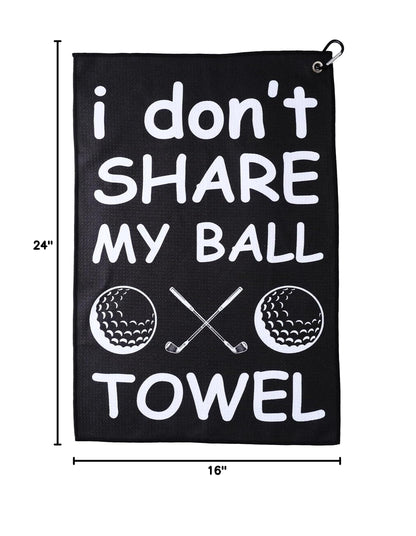 ZEETY Funny Golf Towel – Humorous Golf Towel for Golf Bags, Perfect Golf Gifts & Accessories for Men and Women Golfers