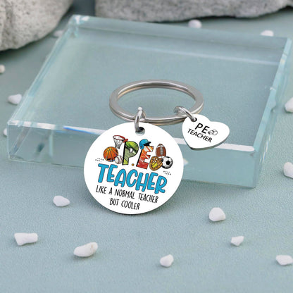 Gym Teacher Gifts PE Teachers Day Gift For Men Women Cool Teacher Appreciation Gift Male Birthday Graduation End Of Year Teachers Gifts Gym Ornament For Teacher's Day Whistle Keychain