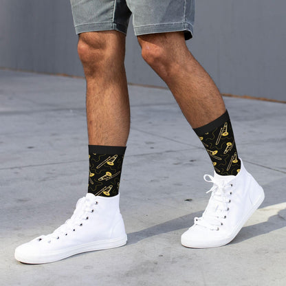 Science Socks Novelty Crew Socks Funny Crazy Science Gifts For Men & Women