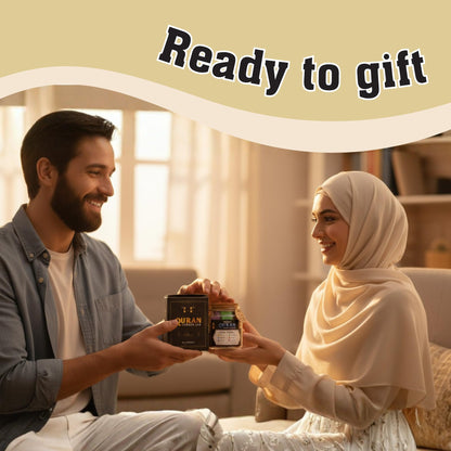 Quran Verses Jar – 92 Inspirational Islamic Quotes for Reflection & Gratitude | Ramadan Gift, Muslim Gift for Women & Men, Prayer Jar, Faith-Based Decor, Eid & Daily Affirmations
