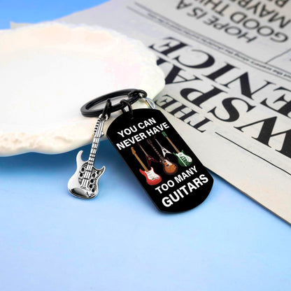 Guitar Gifts for Men Music Gift for Women Guitar Keychain Guitar Accessories Gift for Men Cool Gifts for Music Lovers Guitars Stuff Presents for Musicians