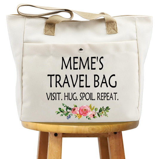 WCGXKO Mother’s Day Gift Grandma Birthday Gift Mother’s Day Merchandise Tote Bag Travel Bag For Grandma