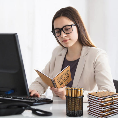 Eaasty 40 Pcs/ 20 Set Administrative Assistant Appreciation Gift Bulk Administrative Professional Day Notebook with Sticky Note Ballpoint Pen Thank You Gift for Women Secretary Employee Coworkers