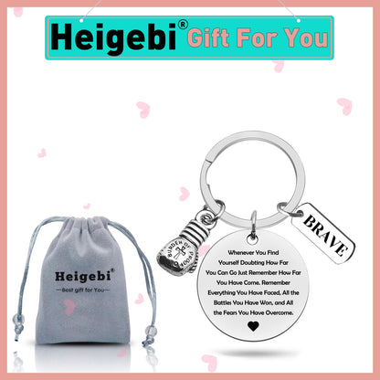 Heigebi Boxing Gift Boxing Gloves Keychain Inspirational Gift for Boxers Coach Gifts Box Lovers Gifts for Women Men Box Charm Keyring Fitness Jewelry