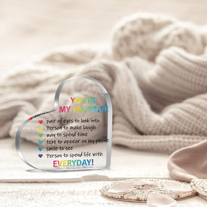 Lesbian Gifts, Mrs and Mrs Wedding Gifts, Pride Newlywed Present Lesbian Couple Engagement Bridal Shower Gifts for LGBT Friends, Romantic I Love You Gift for Her Him