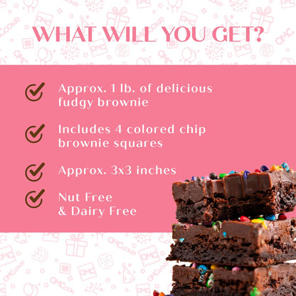Sending Hugs Gift Basket Care Package Chocolate Brownies Food Gift For Women | Nut Free Dairy Free | Sending Love