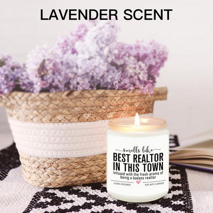 Funny Realtor Candle, Realtor Gifts for Women Men, Real Estate Agent Supplies, Closing Gift for Sellers, Funny Celebrate Reward Thank You Presents for Realtors, Salesperson, Broker, Realtor Supplies