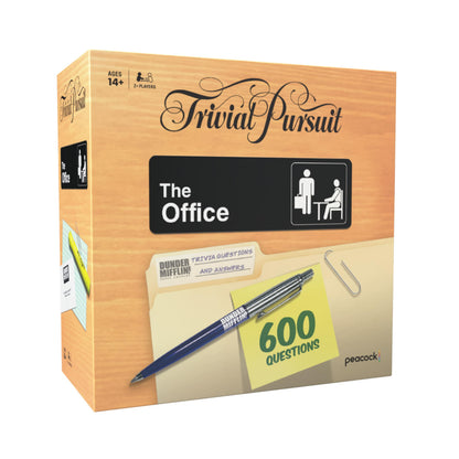 Trivial Pursuit: The Office, Quick Play Edition Trivia Game, Test Your Knowledge of the Dunder Mifflin Team with 600 Questions in 6 Categories Covering All 9 Seasons, Officially Licensed Merchandise