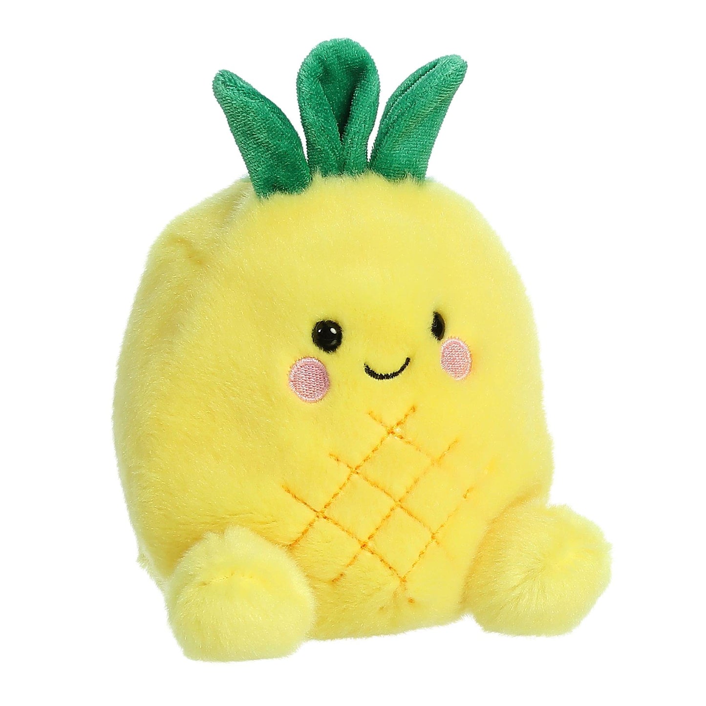 Aurora® Adorable Palm Pals™ Perky Pineapple™ Stuffed Animal - Fun Collectible Plush for Kids and Adult Collectors - Perfect for Decorating Rooms and Birthday Gifts - Yellow 4.5 Inches