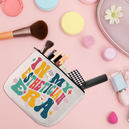 WSNANG Esthetician Makeup Bag Beautician Gift Beauty Artist Gift Beauty Skincare Cosmetic Accessories Pouch Makeup Artist Gift (Esthetician bag)