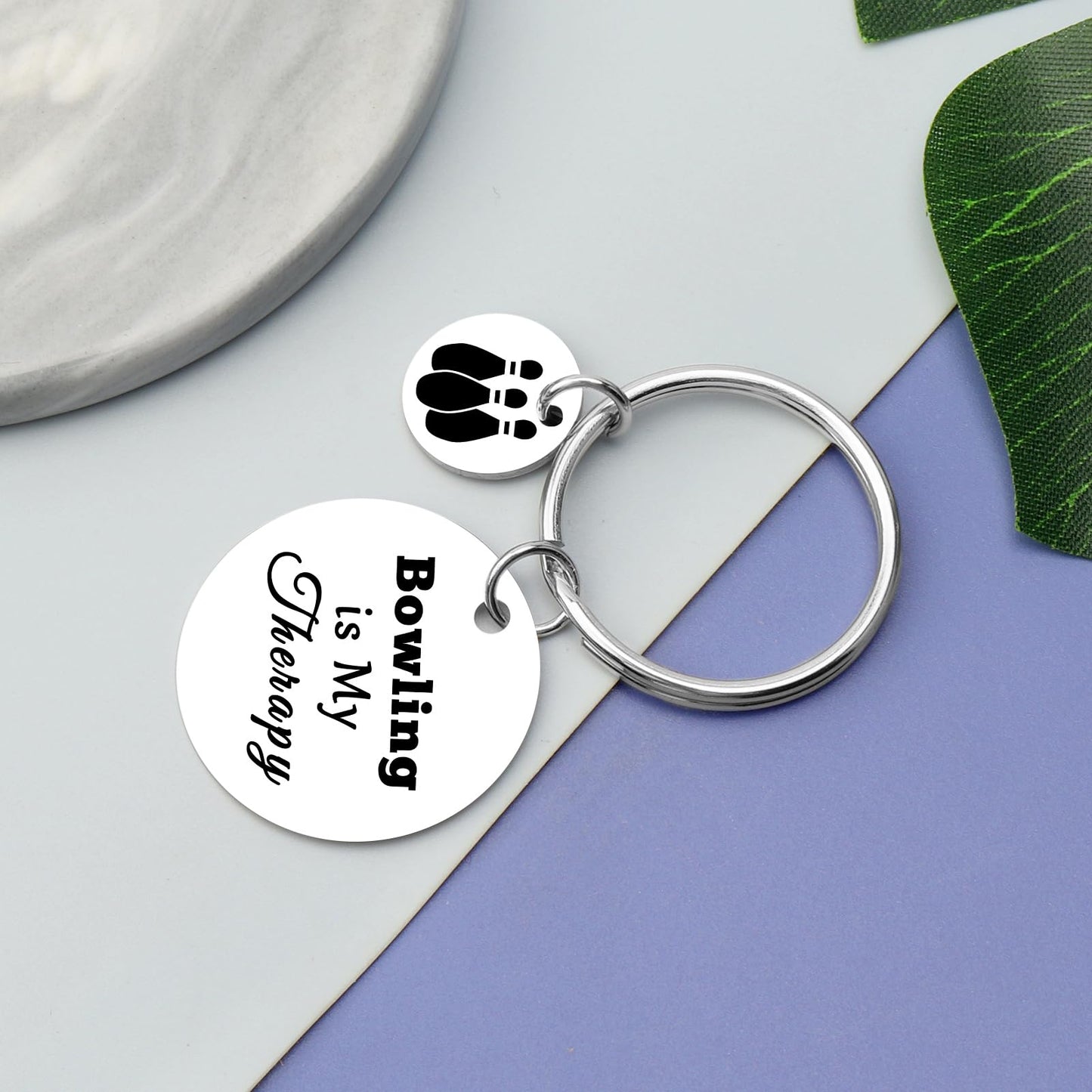 Vadaka 6 Pcs Bowling Gifts Keychain Bowlings Lover Gifts Bowling Themed Gift for Women Men Team Gift Birthday Present for Coach Women Girls Friend Bowlings Accessories Keychain