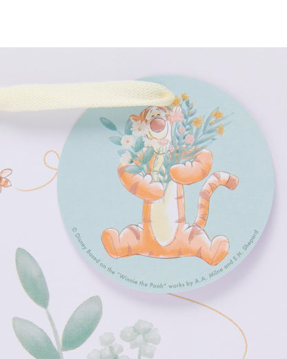 UK Greetings Disney Winnie The Pooh Medium Gift Bag for Him/Her/Friend - for Birthdays, Thank You & Other Events - Pooh & Eeyore Design