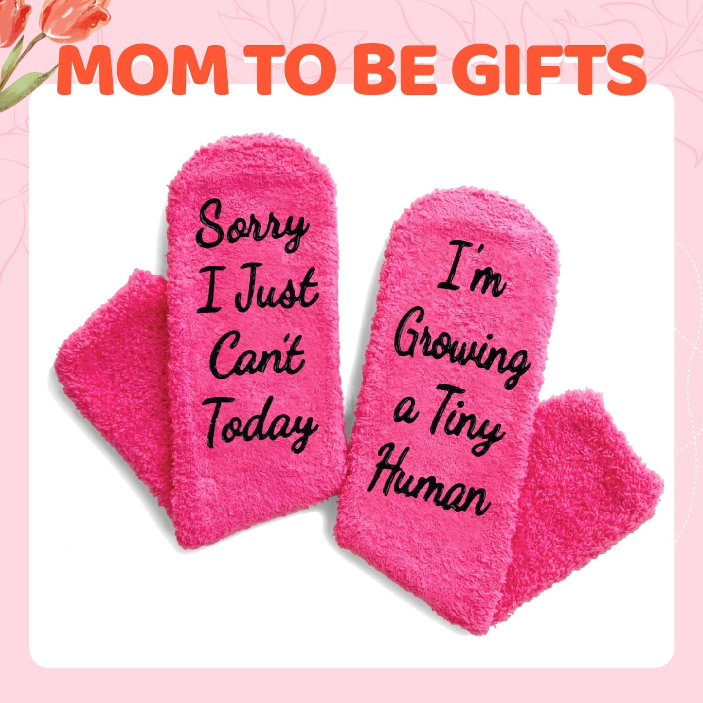HAPPYPOP Pregnant Mom Gifts - Maternity Socks for Expectant Mothers, Thoughtful Choices for IVF Journeys