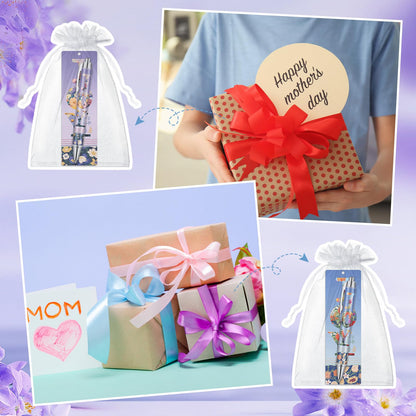 Gersoniel 36pcs/12sets Christian Mothers Day Gifts Bulk for Church Happy Mother's Day Bible Verse Bookmark Ballpoint Joy in The Journey Religious Christian Gifts for Women for Mom Gift Prayer Supplies