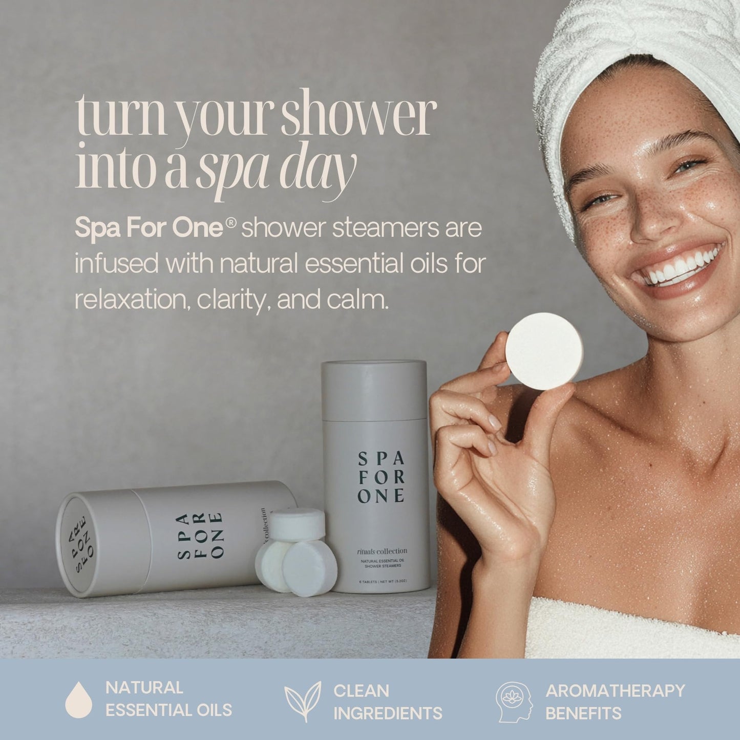 Shower Steamers Aromatherapy 6 Pack – Made in USA with Natural Essential Oils – Spa Gift Set for Fathers Day, Relaxation, Self Care & Birthday Gifts for Women and Men