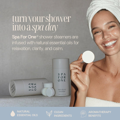 Shower Steamers Aromatherapy 6 Pack – Made in USA with Natural Essential Oils – Spa Gift Set for Fathers Day, Relaxation, Self Care & Birthday Gifts for Women and Men