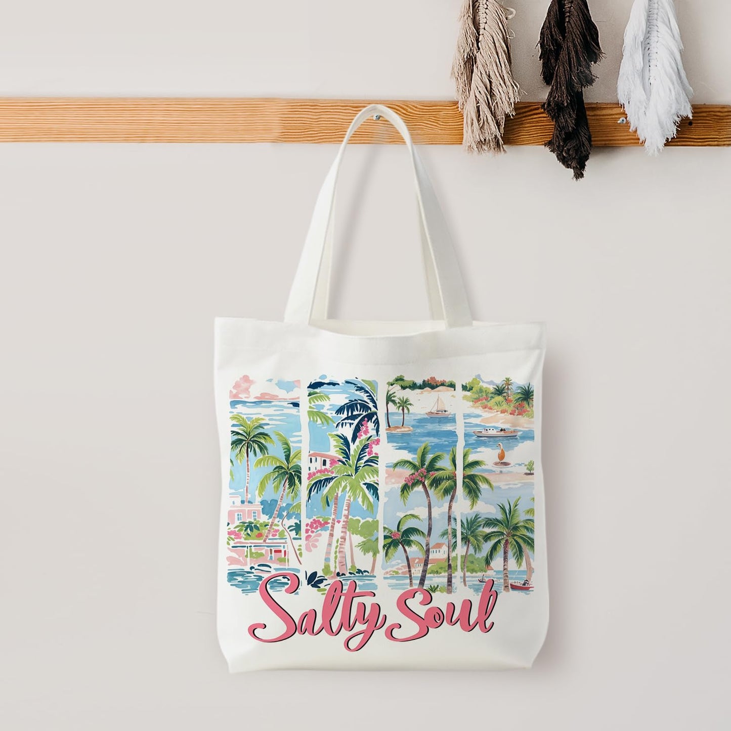 NATSUNO Canned Sardines Tote Bag,Fish Gifts for Women,Western Tote Bags for Women,Reusable Grocery Bags,Sardine Lover Gifts