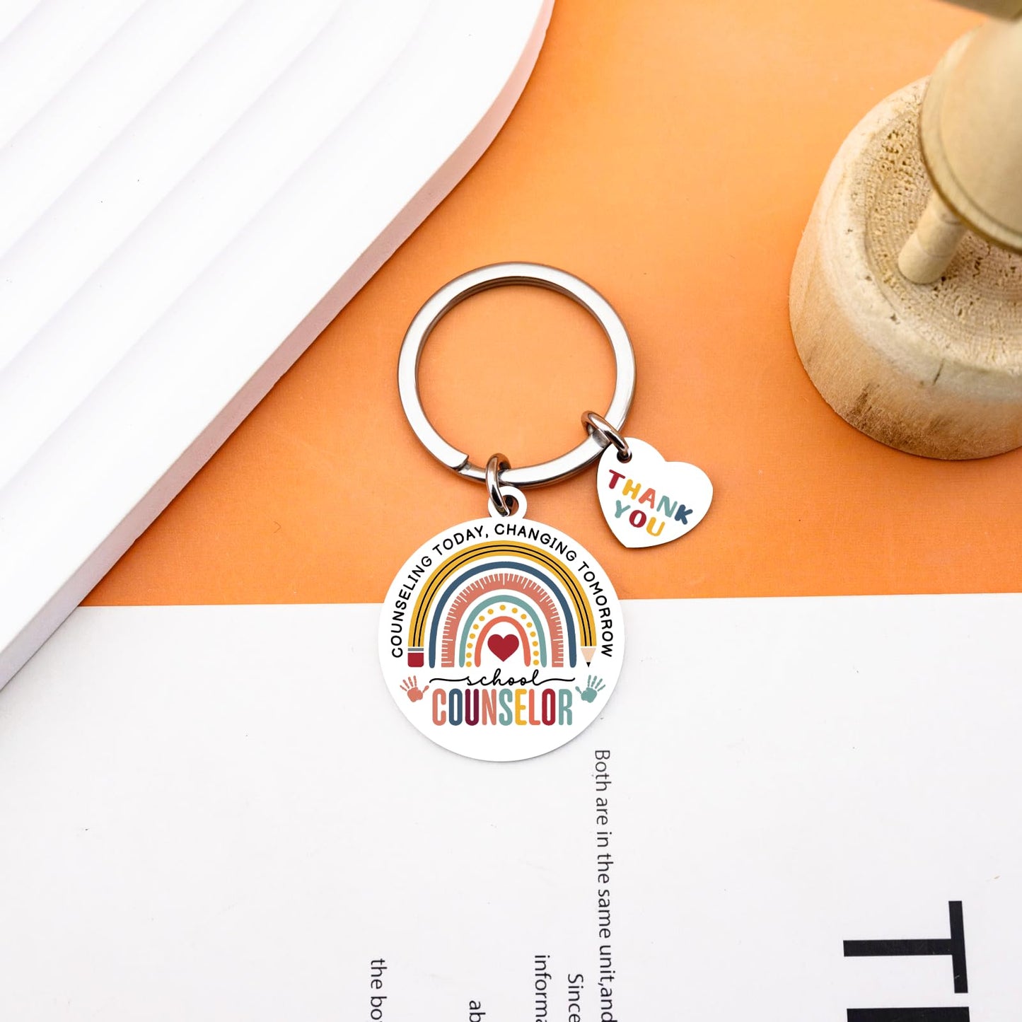 School Counselor Gifts for Women Men Thank You Appreciation Gifts for Counselors School Administrator Gift Ideas Guidance Counselor Keychain Unique Birthday Christmas Gift for Teacher