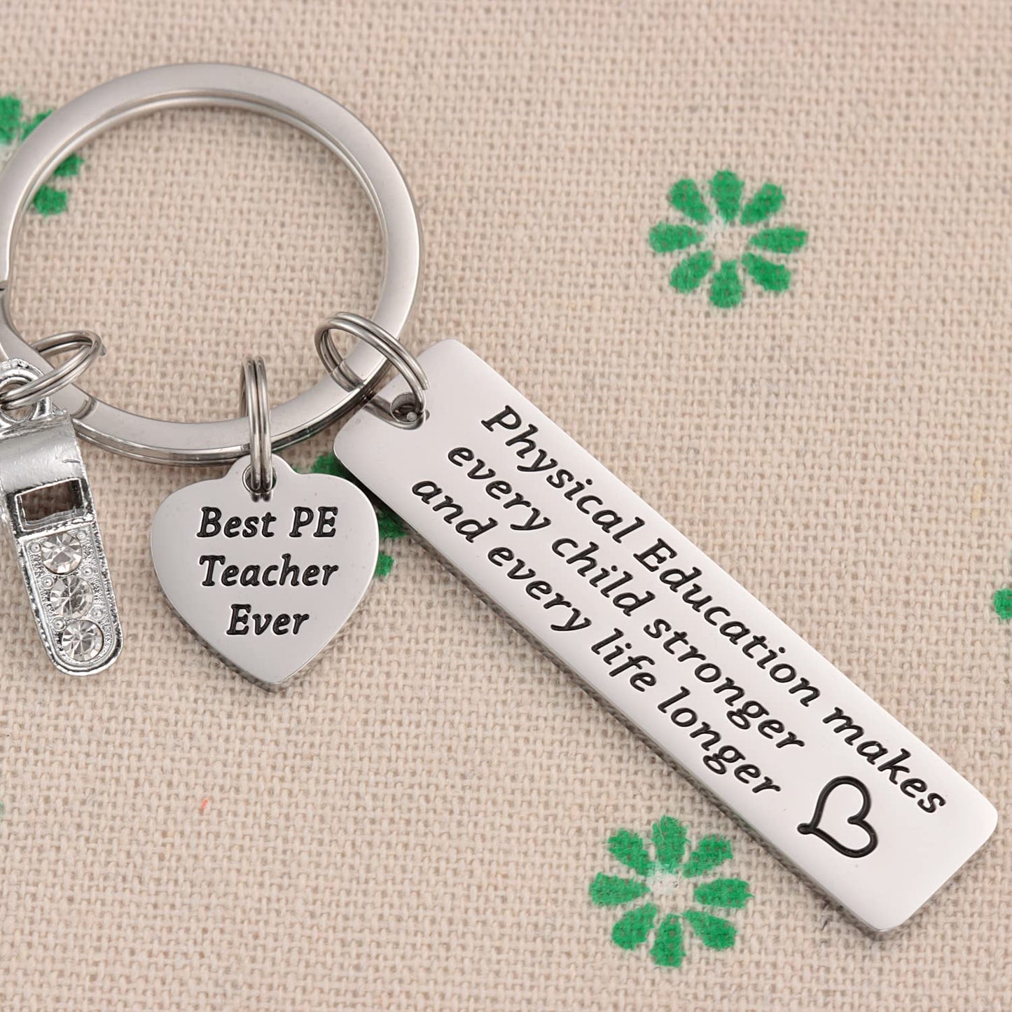 Gifts For Pe Teachers Keychain For Men Male Women P E Gym Professor Retirement Jewelry From Student Physical Education Pe Teacher Keychain