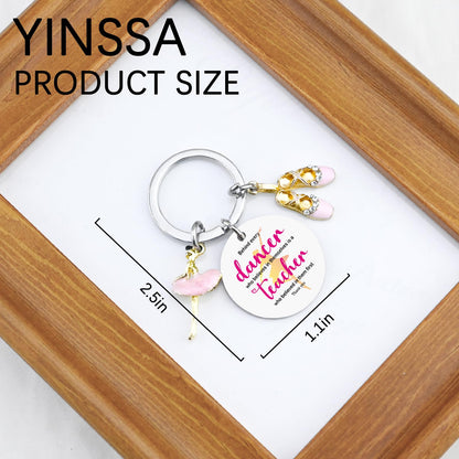 Dance Teacher Gifts Keychain Dance Teachers Appreciation Gifts Recital Gift For Girls Ballet Dancer Stuff Accessories Ballerina Present Behind Every Dancer Who Believes in Themselves Keychain