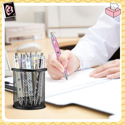 Gueevin 36 Pcs Ultrasound Tech Ballpoint Pens, Sonographer Appreciation Gifts, 1.0mm Black Ink Pens with Ultrasound Graphics, Graduation Staff Week Holiday Gifts for Sonographers
