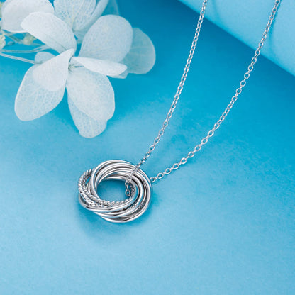 Birthday Gifts for Women Sterling Silver 30th 40th 50th 60th 70th 80th 90th Birthday Necklace For Her 3 4 5 6 7 8 9 Decade Jewelry 30 40 50 60 70 80 90 Years Old