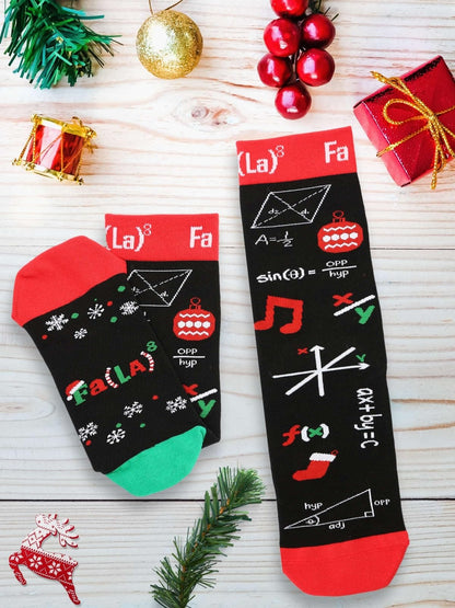 IRISGOD Funny Christmas Socks for Men & Women - Novelty Xmas Gifts - Cool Stocking Stuffers