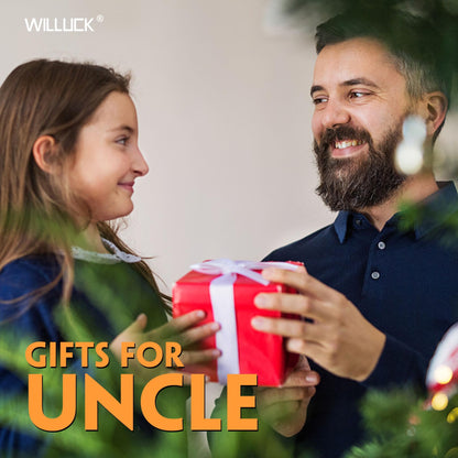 Uncle Gifts - Gifts for Uncle, BEST UNCLE EVER Magnetic Pickup Tool with LED - Uncle Birthday Gifts, Uncle Gifts from Niece Nephew - Christmas Uncle Gifts, Fathers Day Uncle Gift Ideas