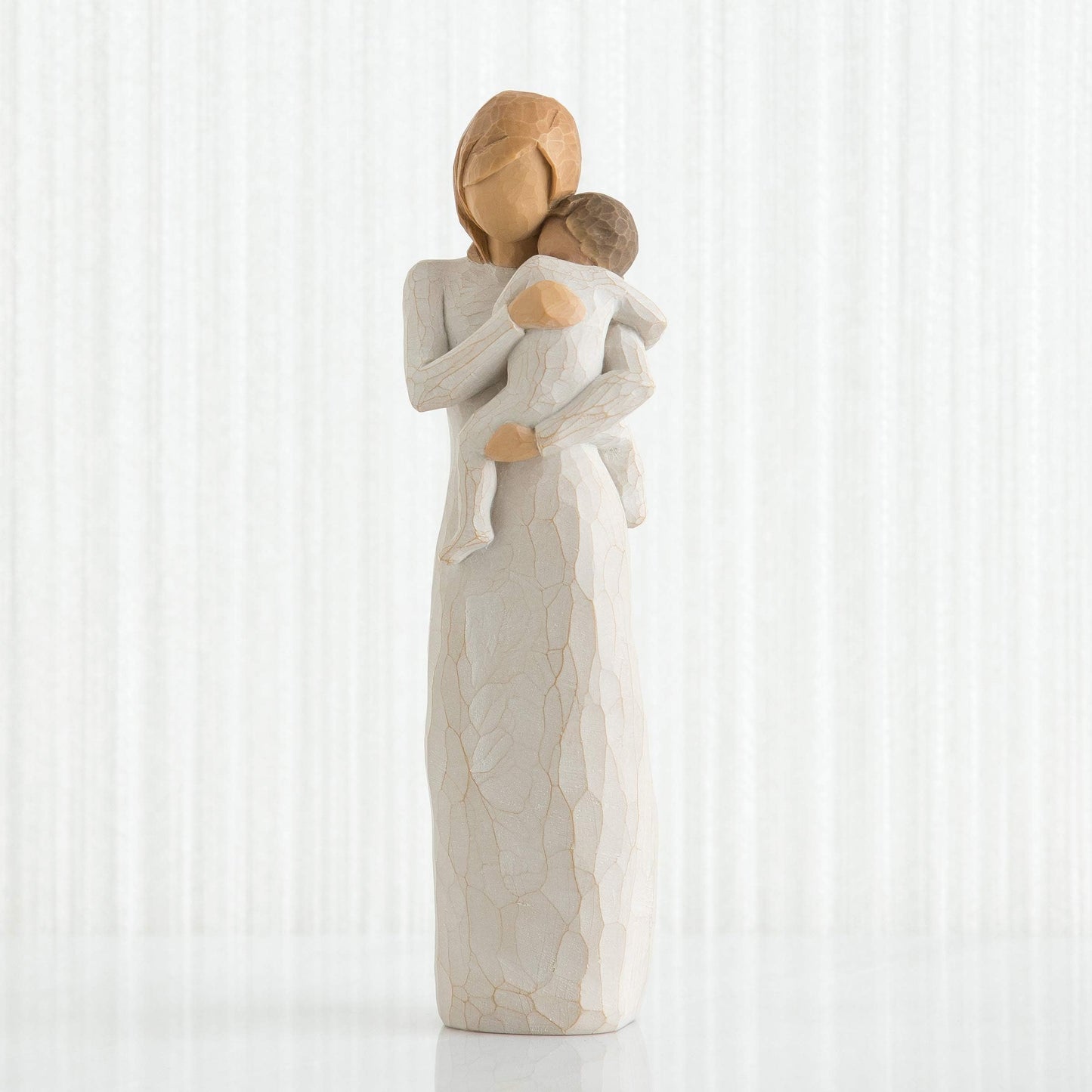Willow Tree Child of My Heart, Into My World You Came, Bringing Sun into My Life, Making Family Our Name, for New, Adoption, or Blended Families, Sculpted Hand-Painted Figure