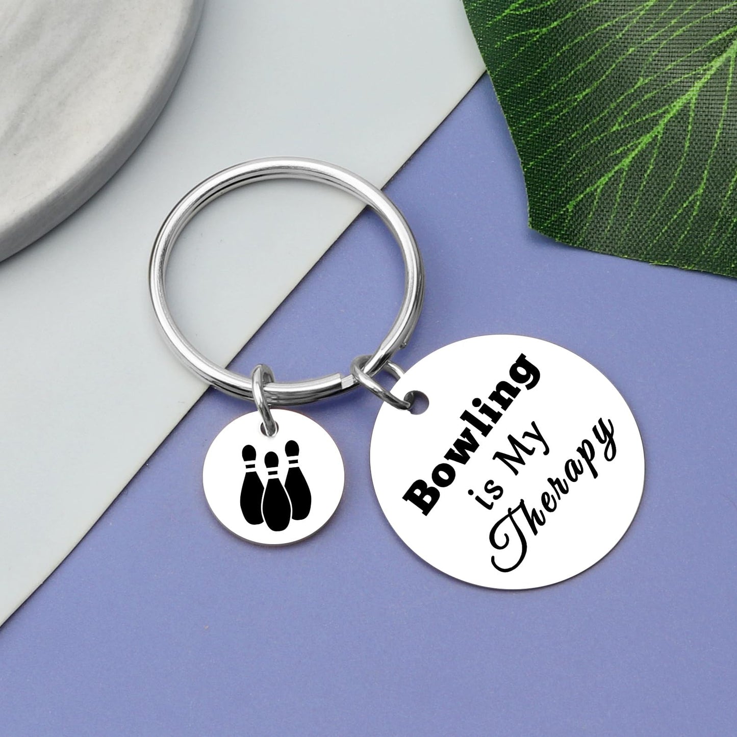 Vadaka 6 Pcs Bowling Gifts Keychain Bowlings Lover Gifts Bowling Themed Gift for Women Men Team Gift Birthday Present for Coach Women Girls Friend Bowlings Accessories Keychain