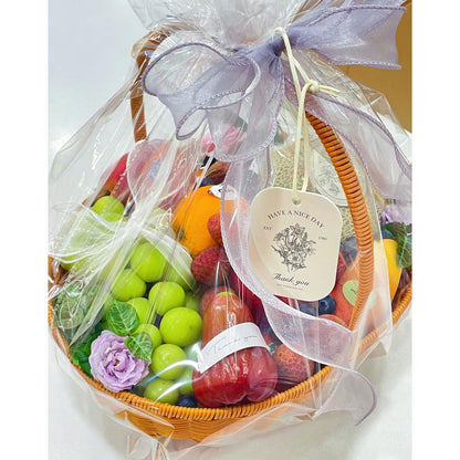 WIKDAY Clear Gift Bags 5 PCS 24x30 Inches Large Cellophane Wrap for Gift Baskets Wrapping Plastic with Ties for Gift Giving, Packaging Products