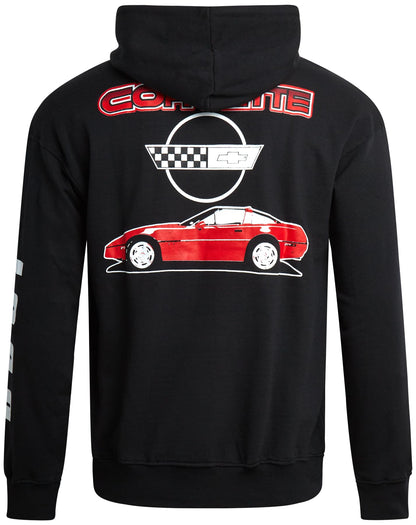 General Motors Chevrolet Corvette Mens Graphic Hoodies - Fleece Pullover Hooded Sweatshirt Cool Streetwear Hoodies (S-XL)