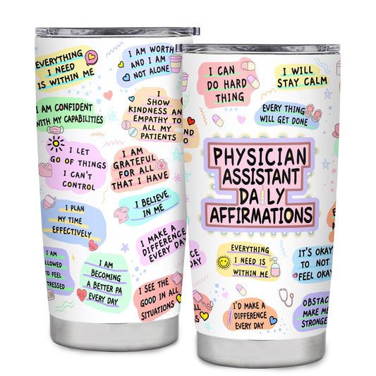 Physician Assistant Gifts,PA Week Gifts,Birthday Christmas Appreciation Thank You Gift for Physician Assistant,Best PA Gift,Coffee Tumbler Mug 20oz