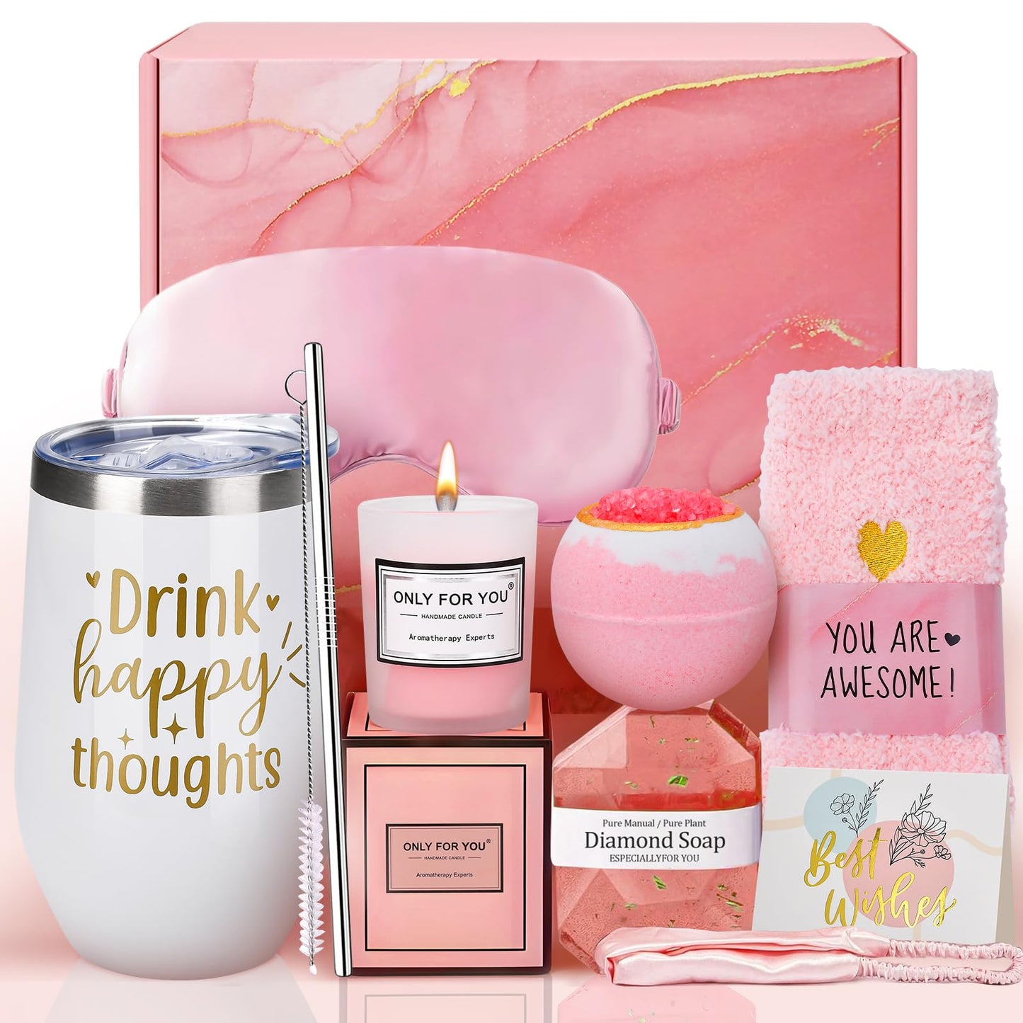 Gift Baskets for Women: Mothers Day Gifts for Mom Wife Women Her Easter Basket Christmas Birthday Valentines Day Stocking Stuffers for Friend Sister Teen Girls Grandma Coffee Cup Set