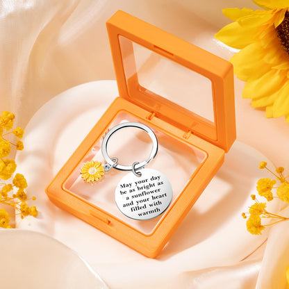 Sunflower Gifts for Women, Sending Sunshine Inspirational Gifts, Birthday Gift for Women Get Well Soon Gift Basket Thinking of You Care Package for Girls Mom Best Friend Bestie Sister Wife Girlfriend