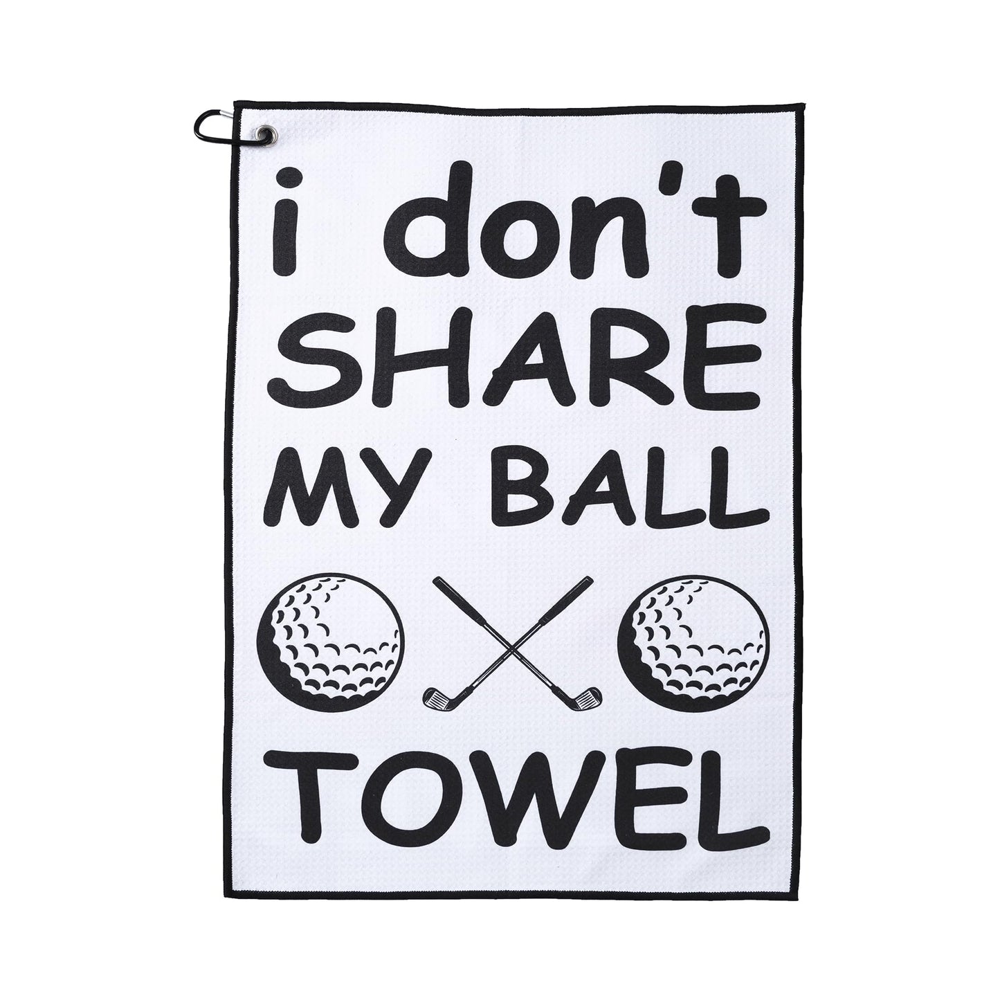 ZEETY Funny Golf Towel – Humorous Golf Towel for Golf Bags, Perfect Golf Gifts & Accessories for Men and Women Golfers