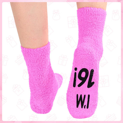 HAPPYPOP Birthday Gift Ideas for Teens - 13-19 Year Old Girls Holy Fuzzy Socks for Daughter