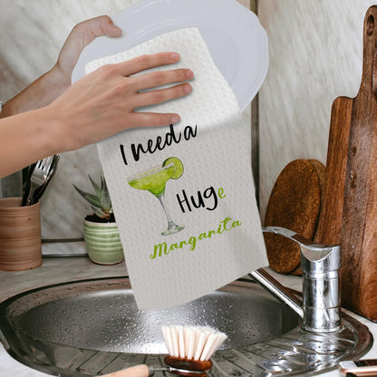 Margarita Gifts Kitchen Towels, Gifts for Margarita Lovers Dish Tea Towels for Kitchen Bar Cart Decor, Cocktail Bartender Gift Decorative Hand Towel, 16x24 Inches Set of 2