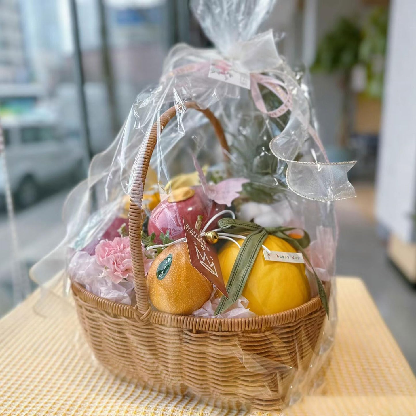 WIKDAY Cellophane Wrap for Gift Baskets 5 PCS 18x30 Inches Large Clear Cello Gift Bags with Ties Plastic for Gift Giving, Packaging Products
