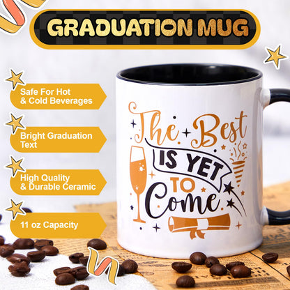 Tenceur 2026 Graduation Gift Set for Him Her Congrats Favor Basket Grad Box Bear Sock Bracelet Mini Graduation Hat for School(Black)